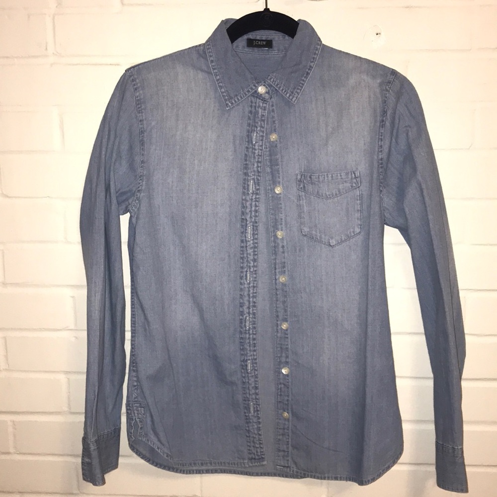 J-Crew button down Jean shirt